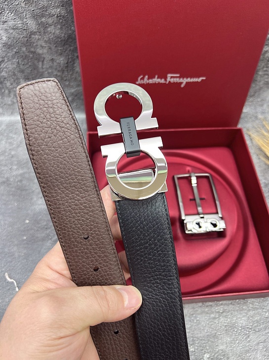 Кожаный ремень Salvatore Ferragamo premium