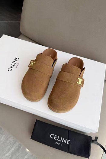 Женские замшевые мюли Celine   