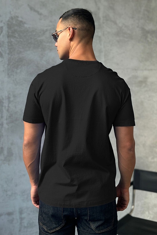Мужская футболка Zilli чёрного цвета