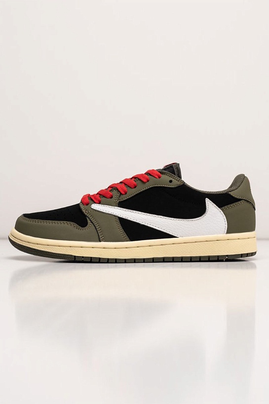 Кроссовки Travis Scott x Nike Air Jordan 1 Low - Green