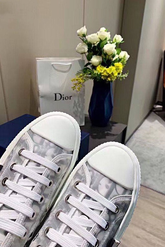 Женские текстильные кеды Dior B23 Low Oblique