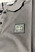 Поло с длинным рукавом Stone Island logo-patch - Grey