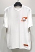 Мужская оверсайз футболка Heron Preston Eagle - White