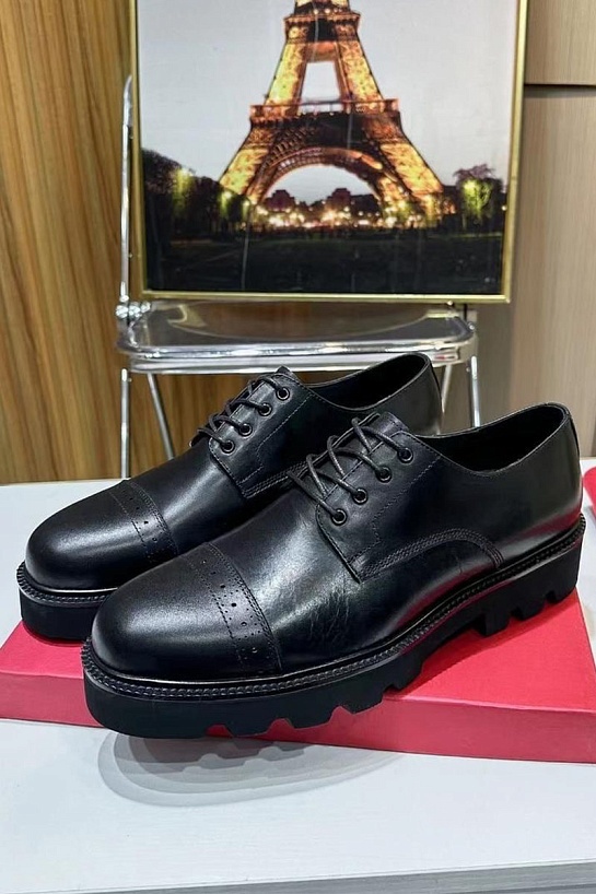 Мужские кожаные ботинки Salvatore Ferragamo