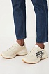 Кожаные кроссовки Gucci Rhyton "25" - Beige