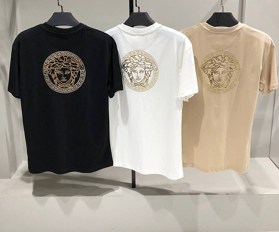 Белая футболка Collaboration Fendi x Versace Fendace Logo