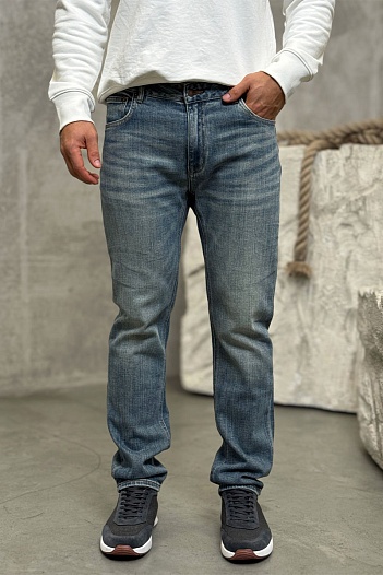 Мужские светло-синие джинсы Prada   