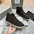 Замшевые кроссовки с мехом Tom Ford high-top - Brown