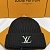 Шапка Louis Vuitton logo-embroidered - Black