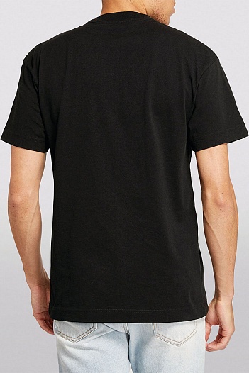 Мужская футболка Palm Angels Heart Sprayed Dubai - Black   