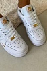 Кроссовки Nike Air Force 1 Mini Swoosh - Grey / Gold