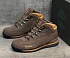 Мужские ботинки с мехом Timberland Euro Rock Hiker - Brown