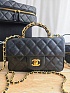 Кожаная сумка Chanel Burgundy Quilted 20x13 см