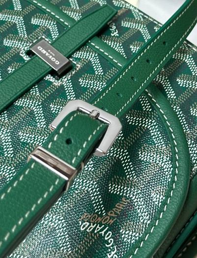 Кожаная сумка Goyard Belvedere Messenger PM premium 22x17x6 см    