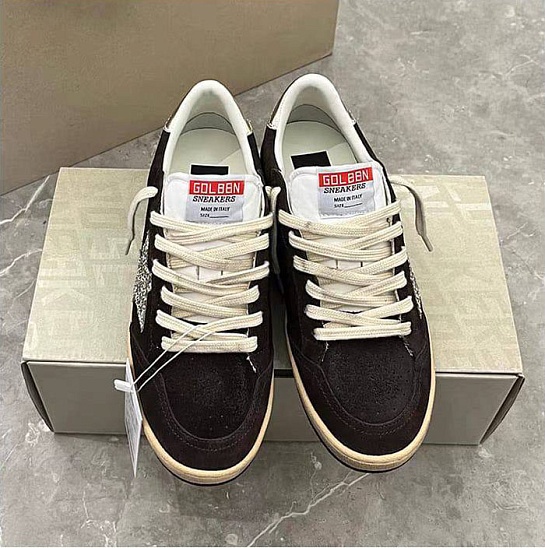 Женские кожаные кроссовки Golden Goose Ball Star premium