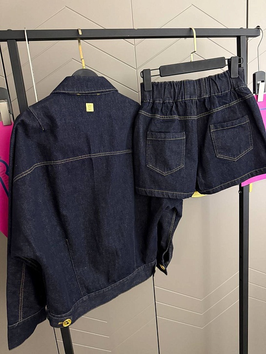 Женский джинсовый костюм Schiaparelli premium - Navy