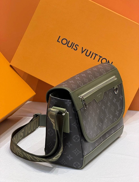 Кожаная сумка Louis Vuitton Courrier Messenger 37x27x12 см