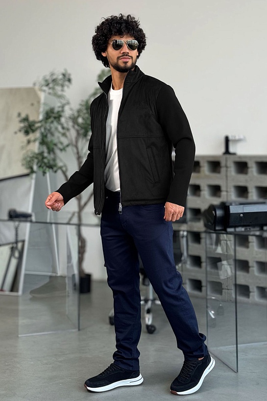 Мужская куртка Loro Piana чёрного цвета