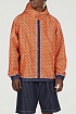 Мужская оранжевая ветровка Gucci Geometric G