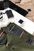 Классическое мужское поло Tommy Hilfiger бежевого цвета