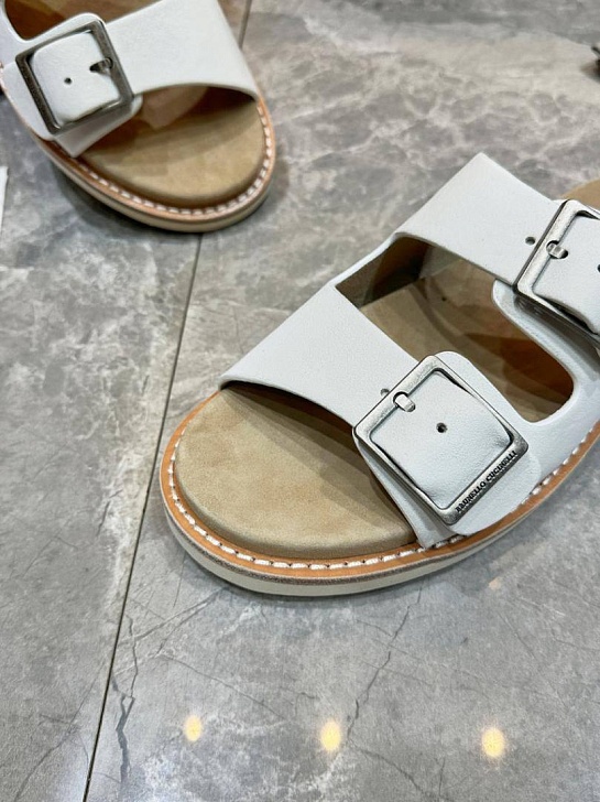 Замшевые шлёпанцы Brunello Cucinelli Urban
