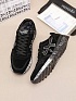 Замшевые кроссовки с мехом Premiata low-top - Black