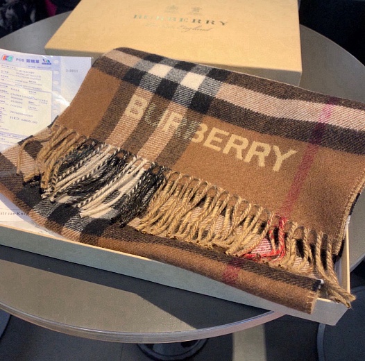 Кашемировый шарф Burberry 168x30 см   