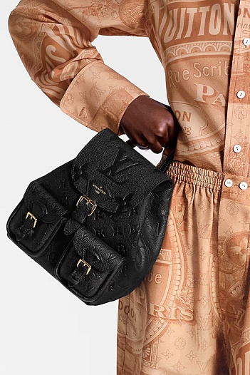 Кожаный рюкзак Louis Vuitton Monogram Empreinte 22x22 - Black   
