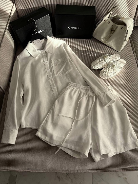Белый женский костюм Zimmermann premium