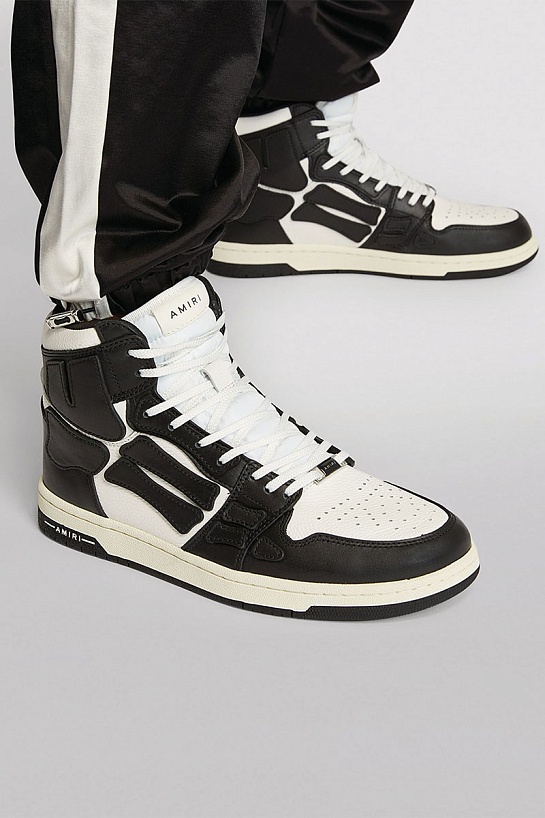 Кожаные кроссовки Amiri Skel high-top