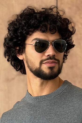 Солнцезащитные очки Ray-Ban Aviator Large Metal-   