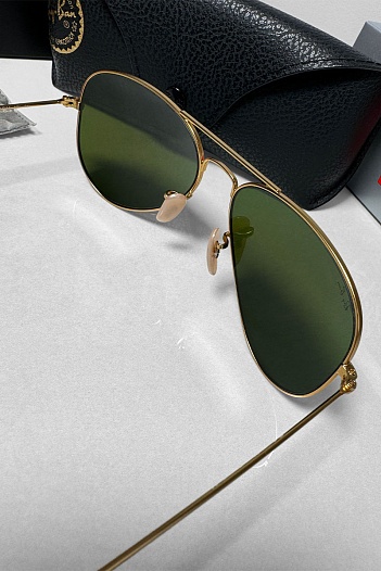 Солнцезащитные очки Ray-Ban Aviator Large Metal - Blue   