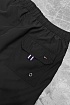 Мужские чёрные шорты Tommy Hilfiger logo-print