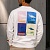 Мужской белый свитшот Heron Preston Multi Heron Censored
