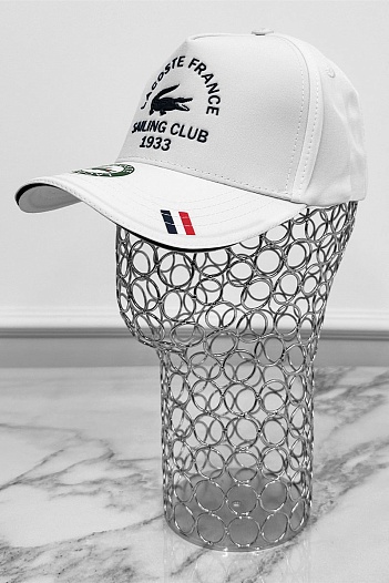 Бейсболка белого цвета Lacoste sailing club   