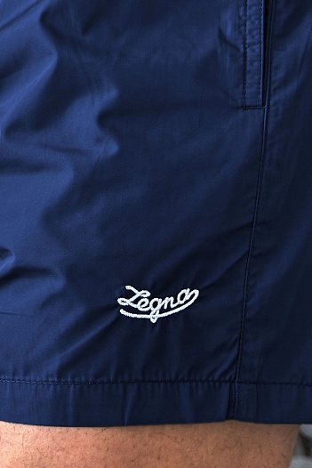 Мужские синие шорты Zegna   