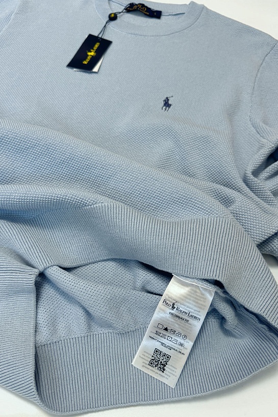 Мужской джемпер Роlо Ralрh Lаurеn pony-embroidered - Blue