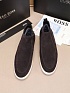 Замшевые лоферы с мехом Hugo Boss high-top - Brown