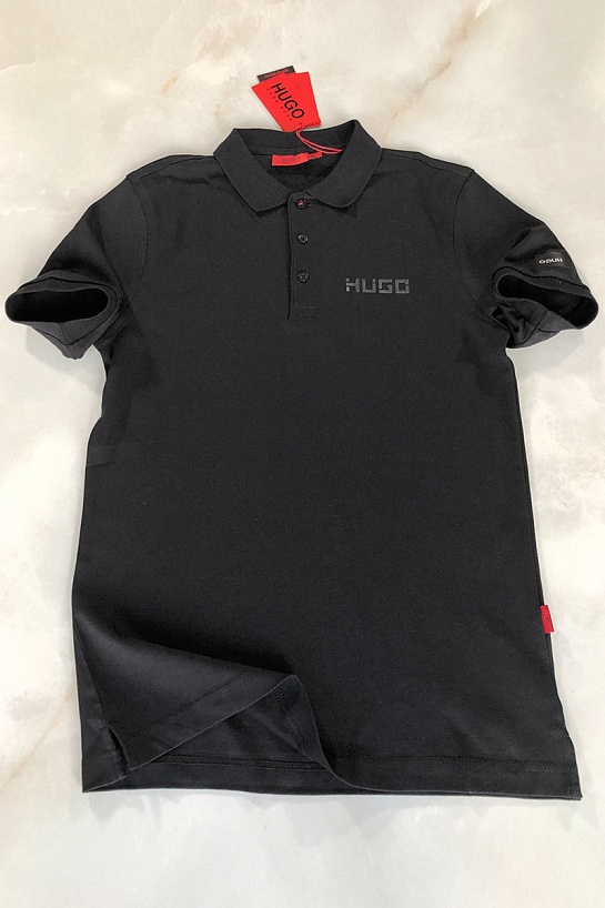Мужское поло Hugo Boss цвета индиго