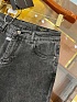 Мужские чёрные джинсы Dolce & Gabbana slim fit