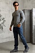 Мужские синие джинсы Tommy Hilfiger straight fit