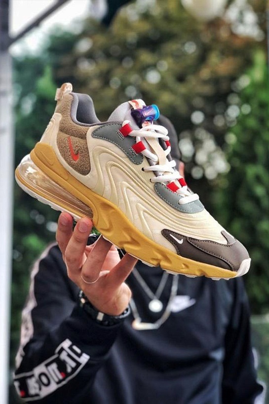 Кроссовки Travis Scott x Nike Air Max M270 React "Cactus Trails"