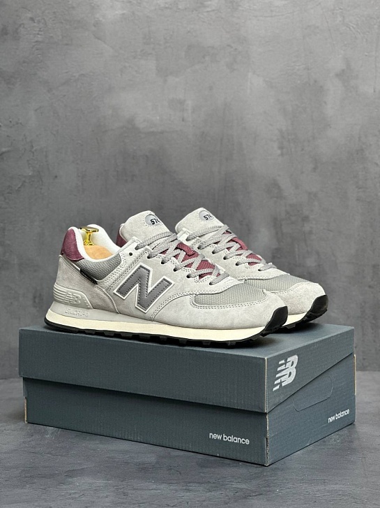 Кроссовки New Balance 574 "Arctic Grey Maroon"