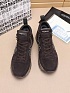 Замшевые кроссовки с мехом Premiata high-top - Brown