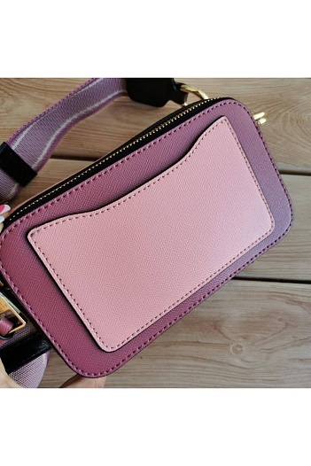 Кожаная сумка Marc Jacobs 25x16 см - Crimson   