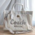 Женская сумка Coach tote 34x24 см (4 расцветки)