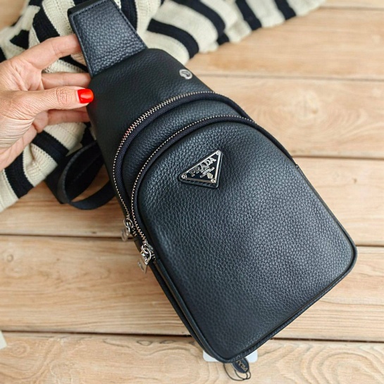 Брендовая сумка Prada Sling 27x15 см - Black