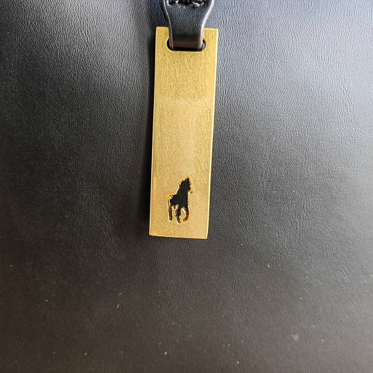 Кожаная сумка-хобо Ralph Lauren 37x27 см