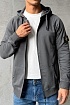Серая кофта на молнии Stone Island compass-patch