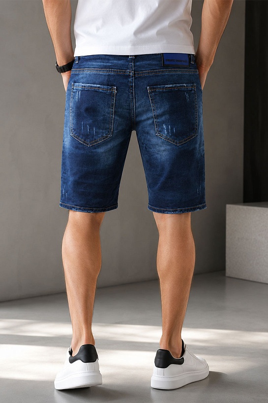 Джинсовые мужские шорты Dsquared2 Squid Game - Navy